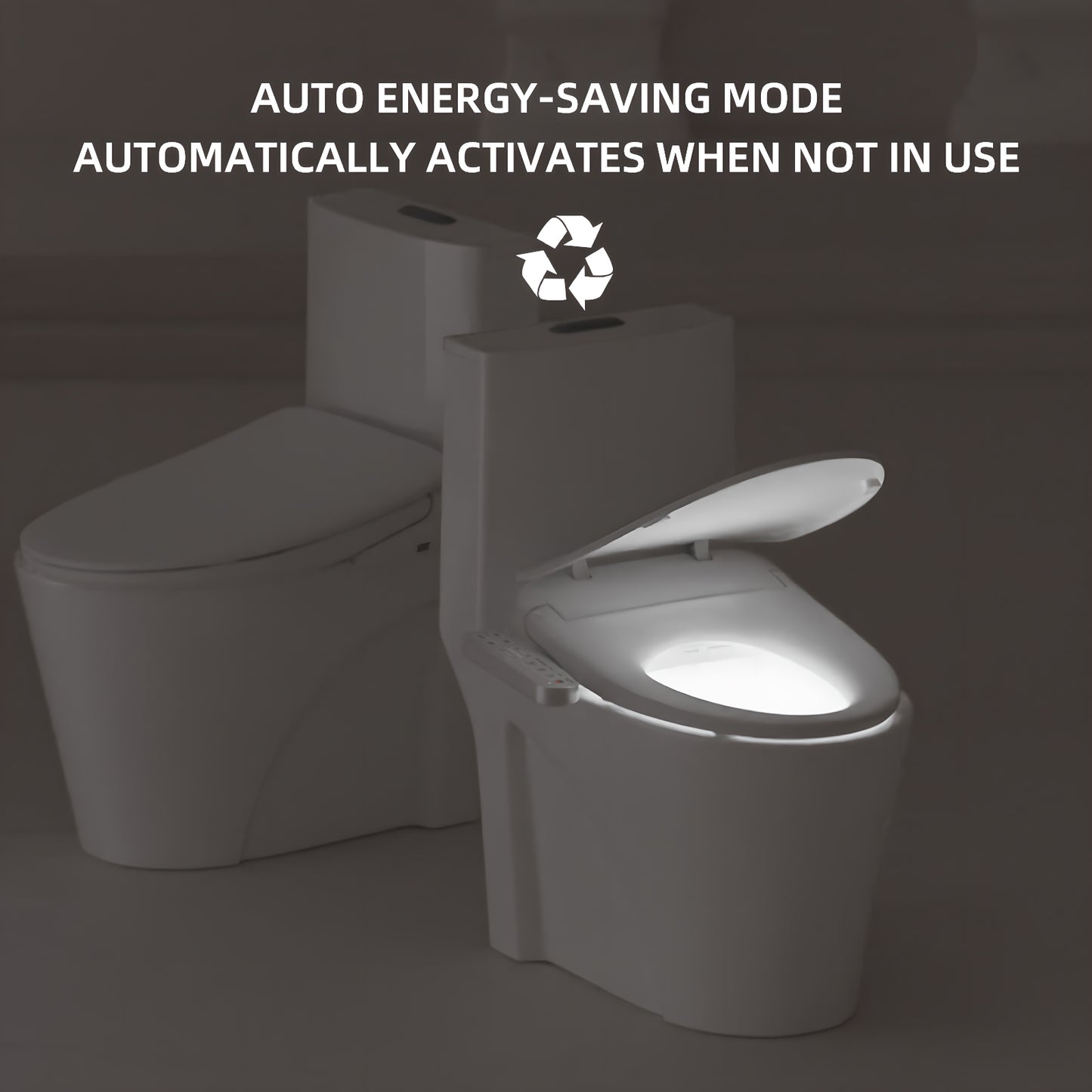 Aquatiz Smart Bidet Toilet Seat with Heated Function – Panel Control
Self-Cleaning Heated Bidet Seat for Elongated Toilet – Winhause
LED Toilet Seat with Deodorizer and Dryer – Canada Certified