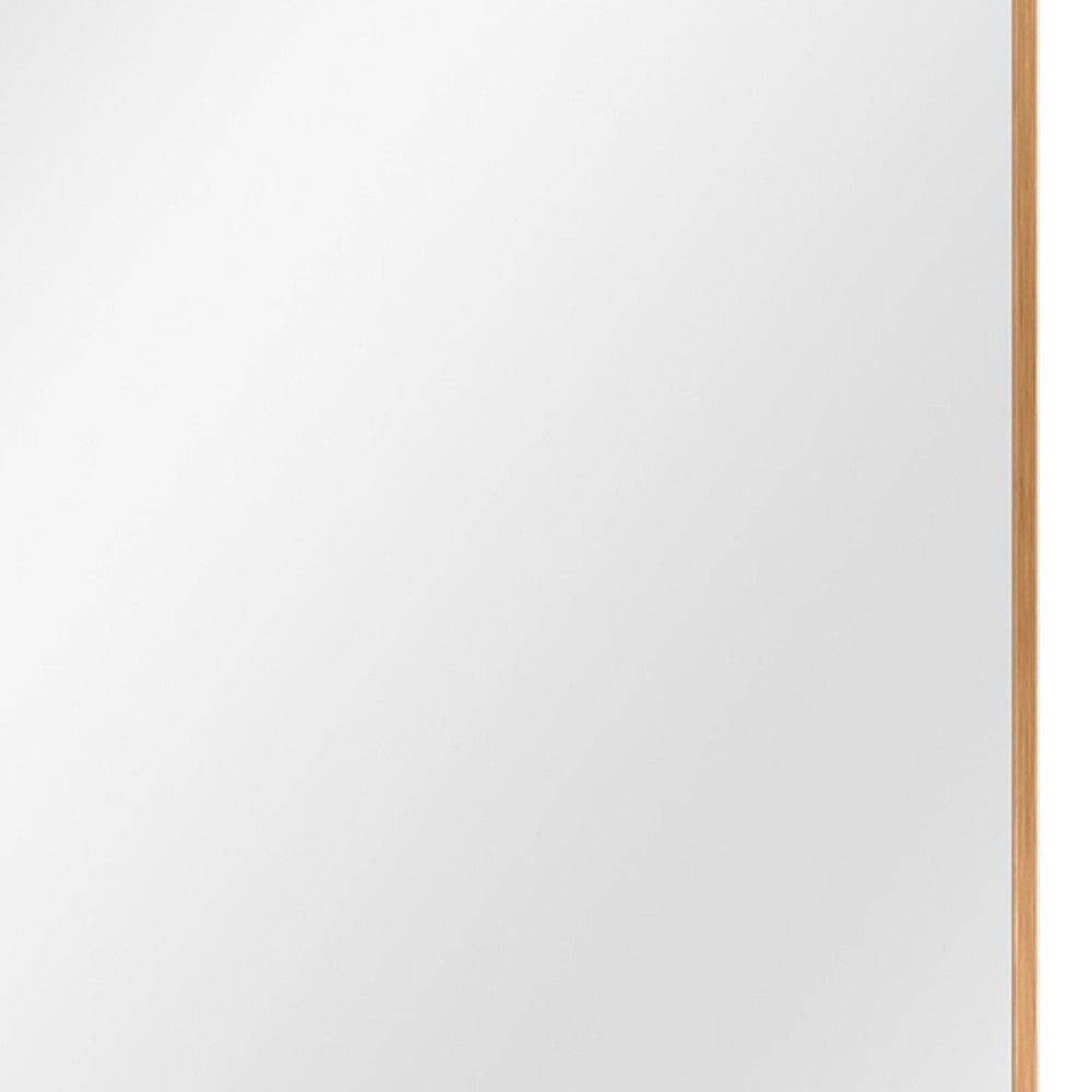 36" Gold Metal Framed Bathroom Vanity Mirror-5
