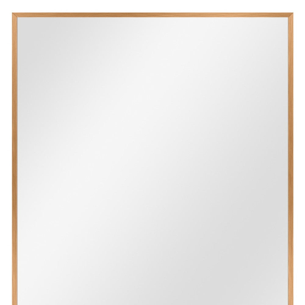 36" Gold Metal Framed Bathroom Vanity Mirror-3