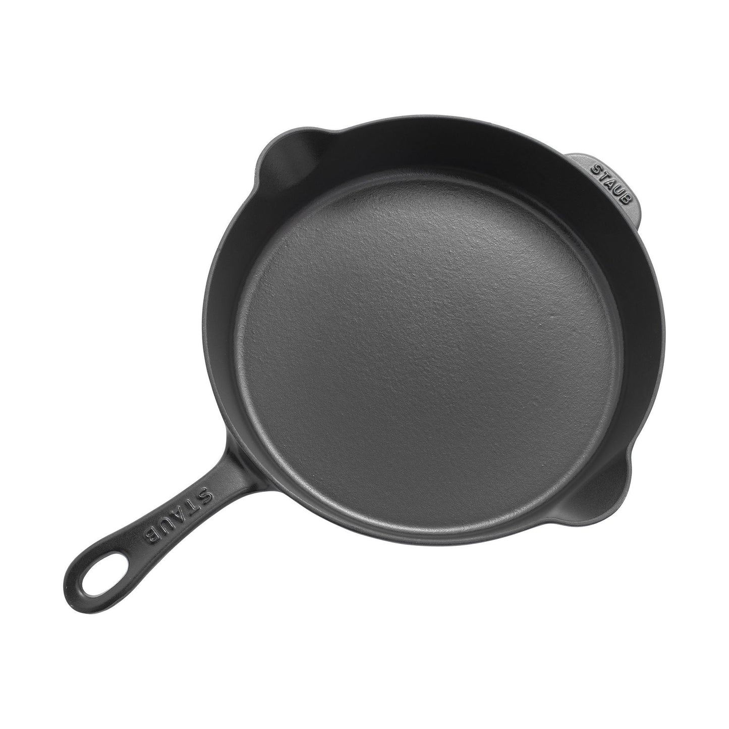 STAUB Pans 28 cm / 11 inch Cast Iron Traditional Deep Frypan, Black-1