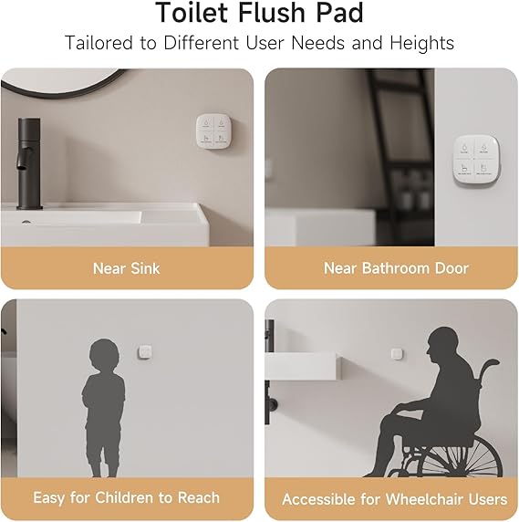 AQUATIZ G109-1 Smart Toilet with Bidet Built-in, ADA Height Elongated Design, Dual Control, LED Display & Instant Heating