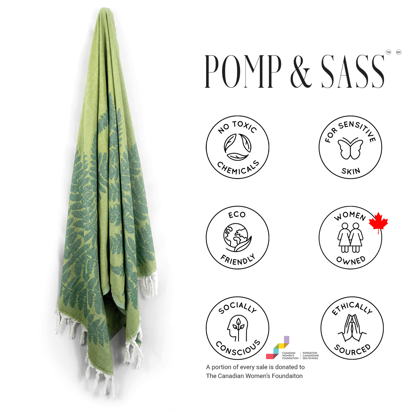Turkish Towel | Body Towel | Green-4
