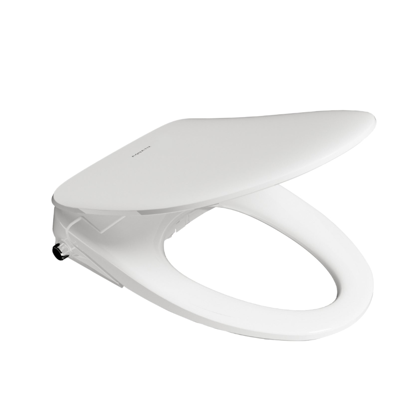 Winhause Heated Smart Bidet Seat – Remote Control. Elongated Toilet Bidet Seat – Air Dryer and LED Light, easy DIY Installation for Canadian Toilets，加拿大本地发货，加拿大本地售后服务，质量稳定，口碑好的智能马桶盖 ，侧面图