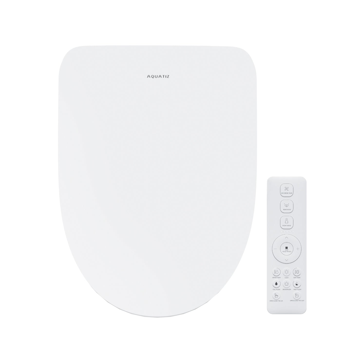 Aquatiz Smart Bidet Toilet Seat – Auto Open and Heated

Elongated Bidet Seat with Endless Warm Water – Winhause

Advanced Electric Toilet Seat with Night Light and Dryer