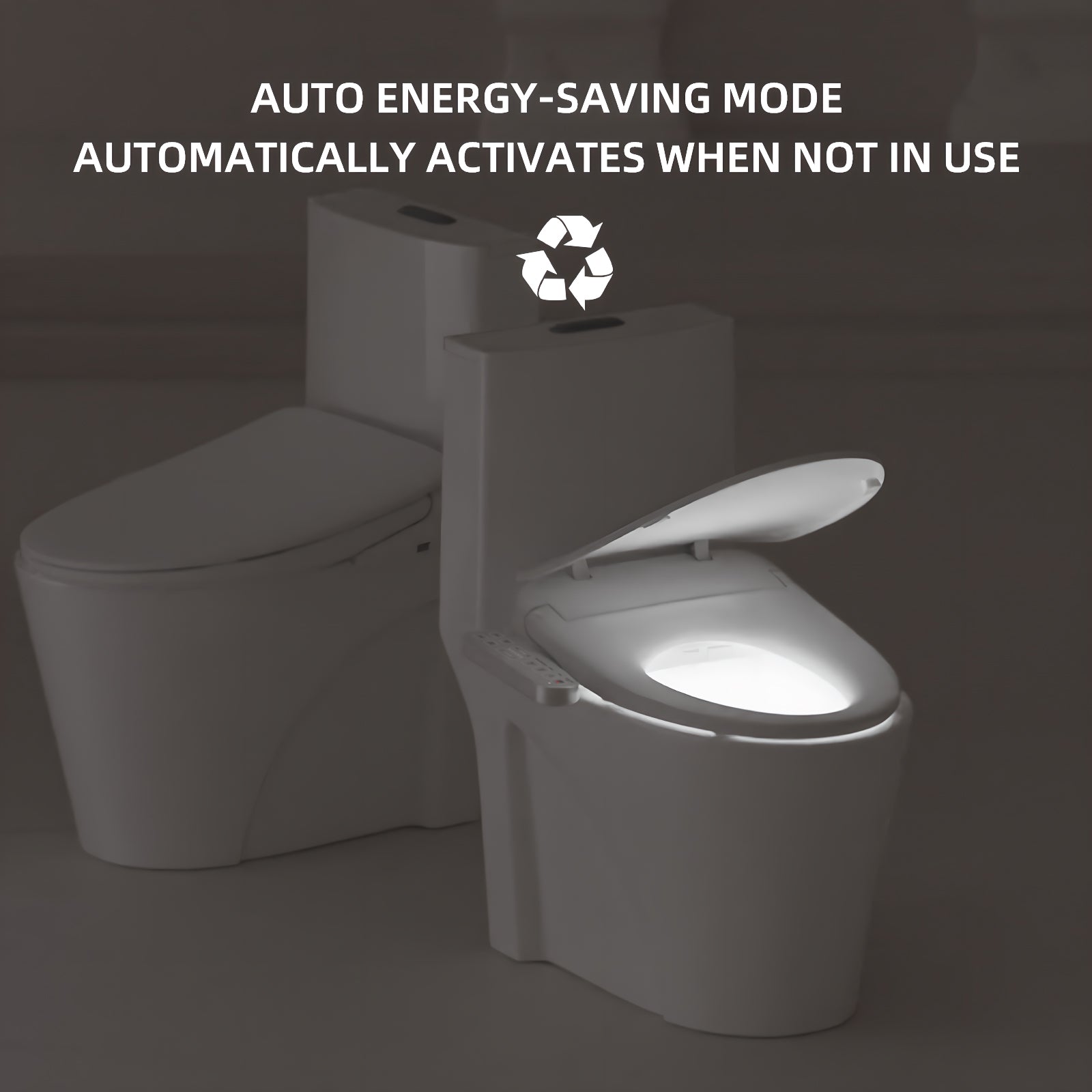 Aquatiz Smart Bidet Toilet Seat with Heated Function – Panel Control

Self-Cleaning Heated Bidet Seat for Elongated Toilet – Winhause

LED Toilet Seat with Deodorizer and Dryer – Canada Certified