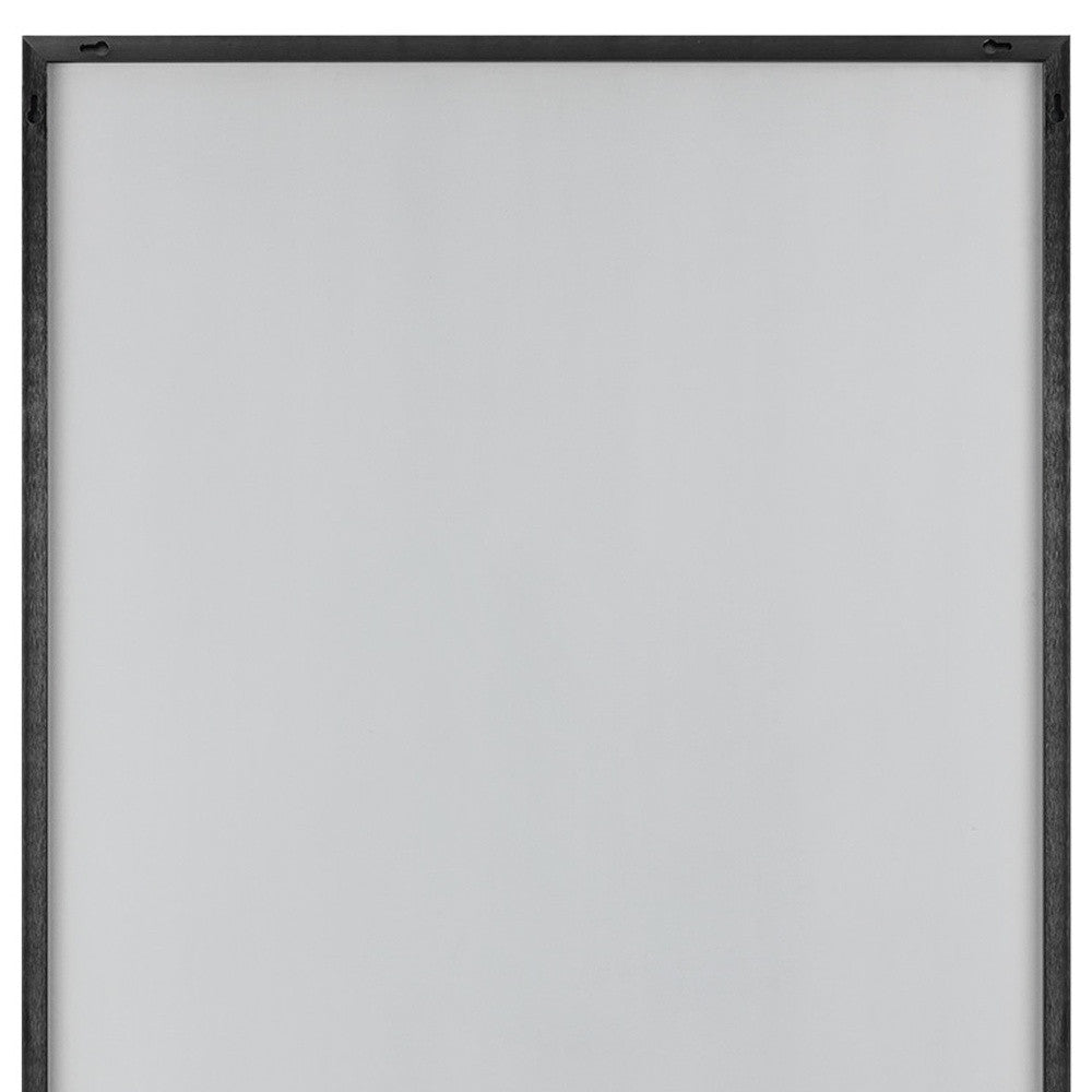 Jumbo Minimal Black Bathroom Vanity Mirror-2