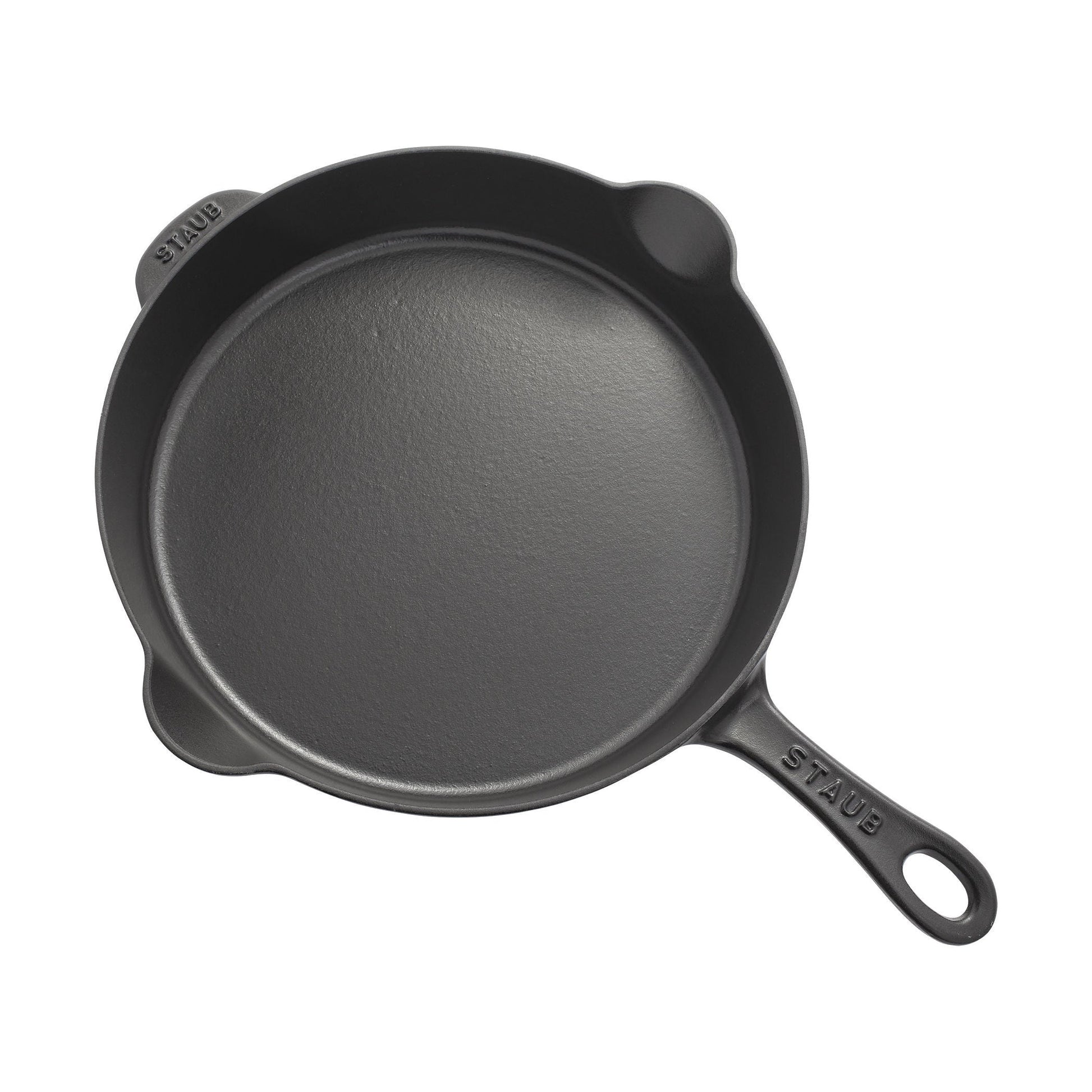 STAUB Pans 28 cm / 11 inch Cast Iron Traditional Deep Frypan, Black-2