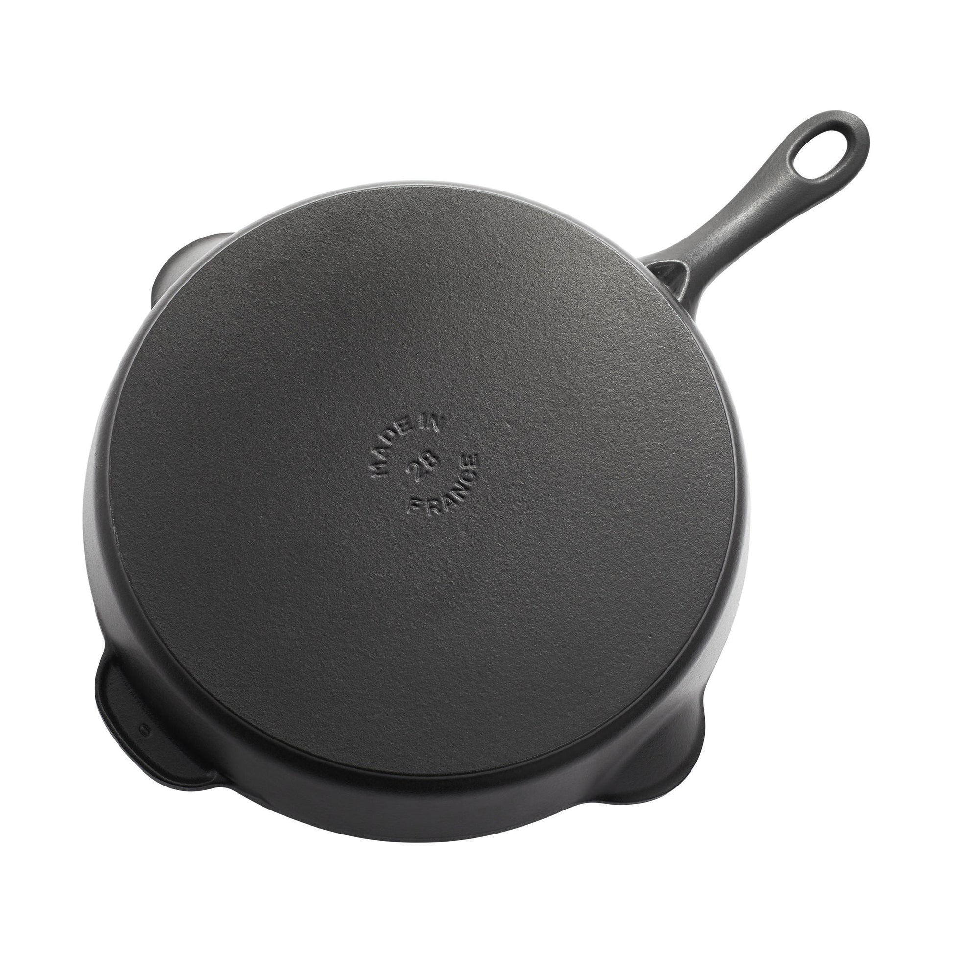 STAUB Pans 28 cm / 11 inch Cast Iron Traditional Deep Frypan, Black-3