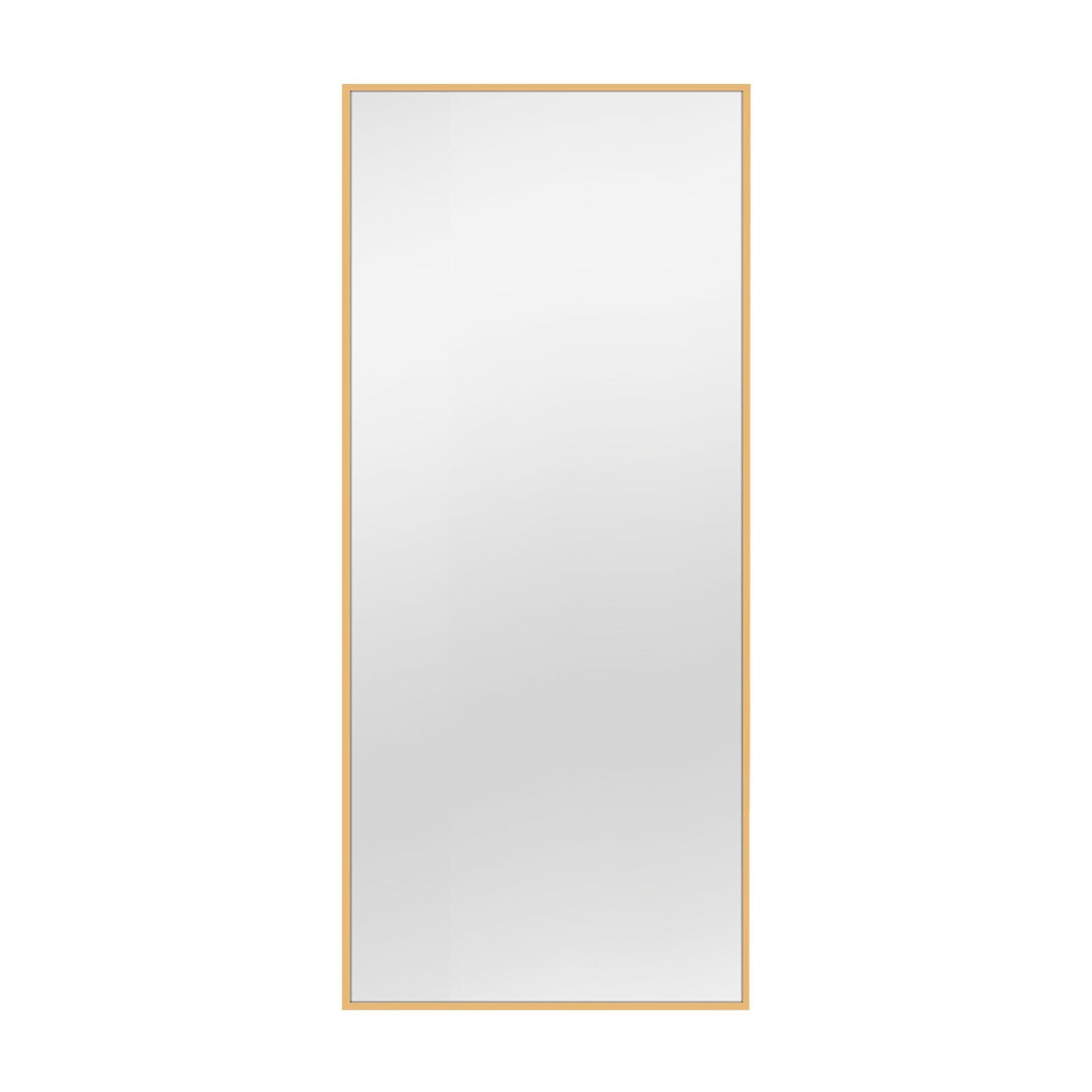 71 inch full-length gold bathroom vanity mirror wall mounted