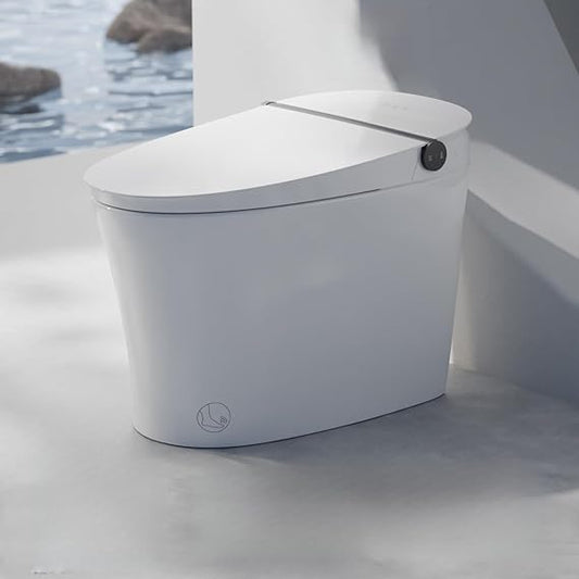 AQUATIZ G109-1 Smart Toilet with Bidet Built-in, ADA Height Elongated Design, Dual Control, LED Display & Instant Heating