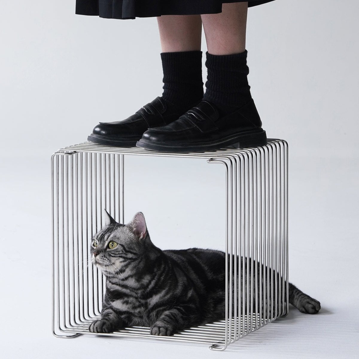 Nordic Style Metal Storage Shelf-2
