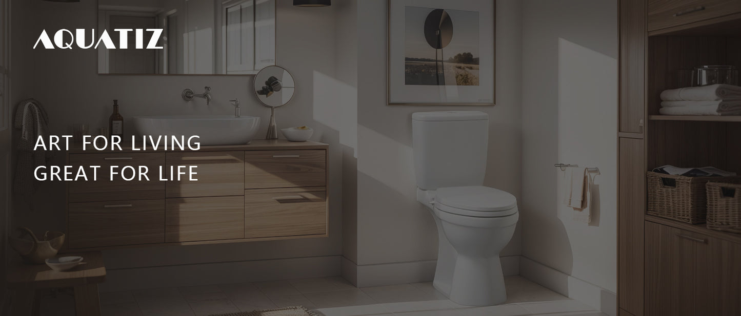 Smart Bidet Seat Installed on Modern Elongated Toilet – Winhause